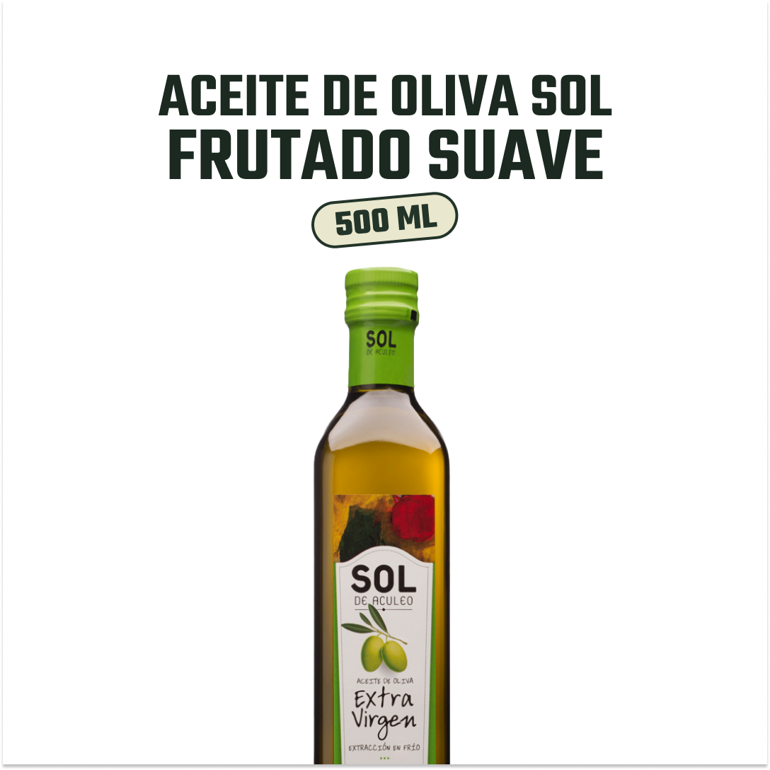 Aceite de Oliva EV Sol de Aculeo Frutado Suave 1 x 500 ml-2
