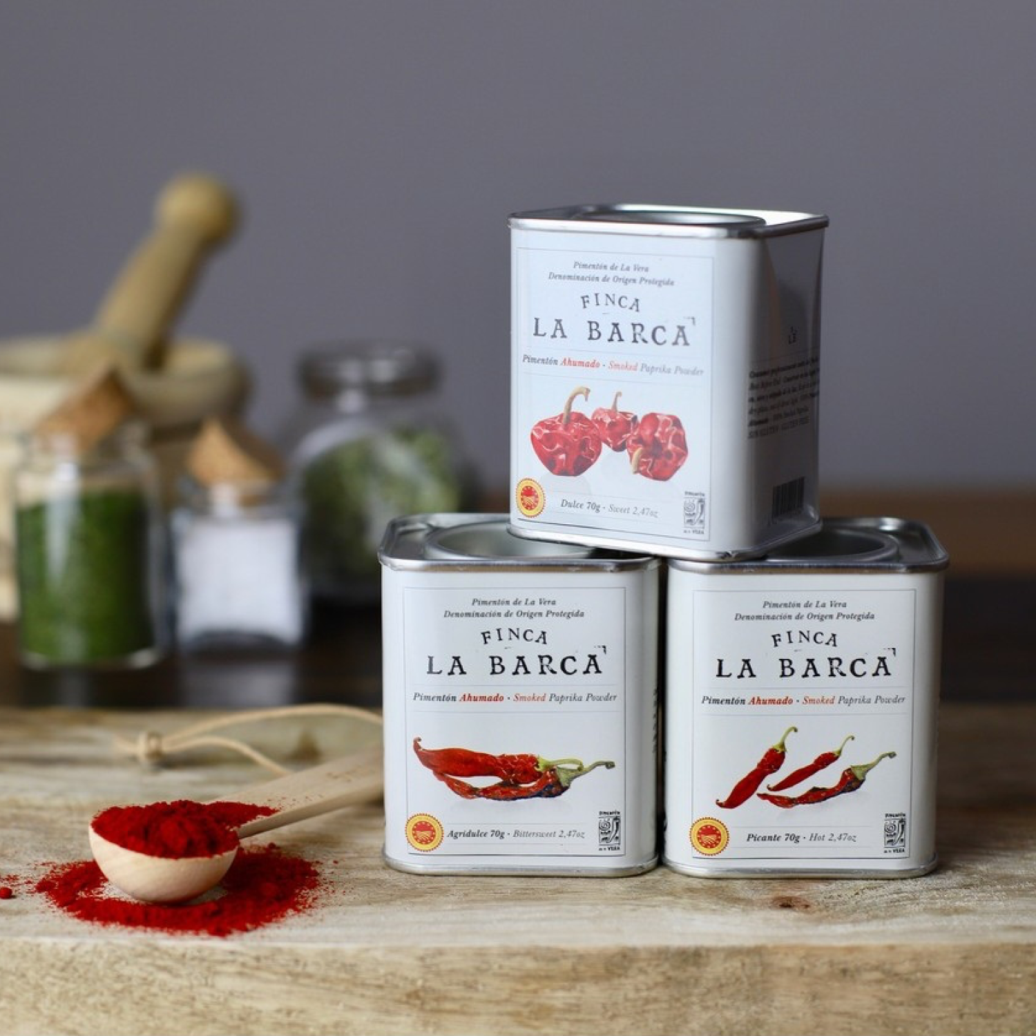 Pimentón Ahumado Picante Finca La Barca 1 x 70 gr-1