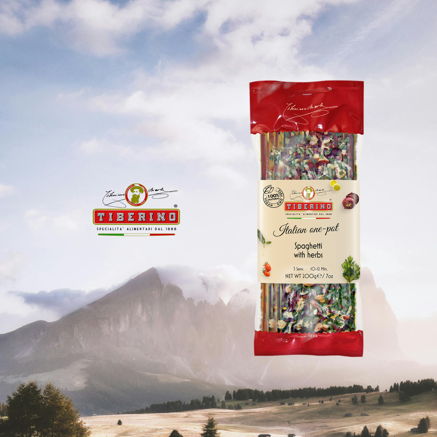 Spaguetti Hierbas Tiberino - 200 gr-1