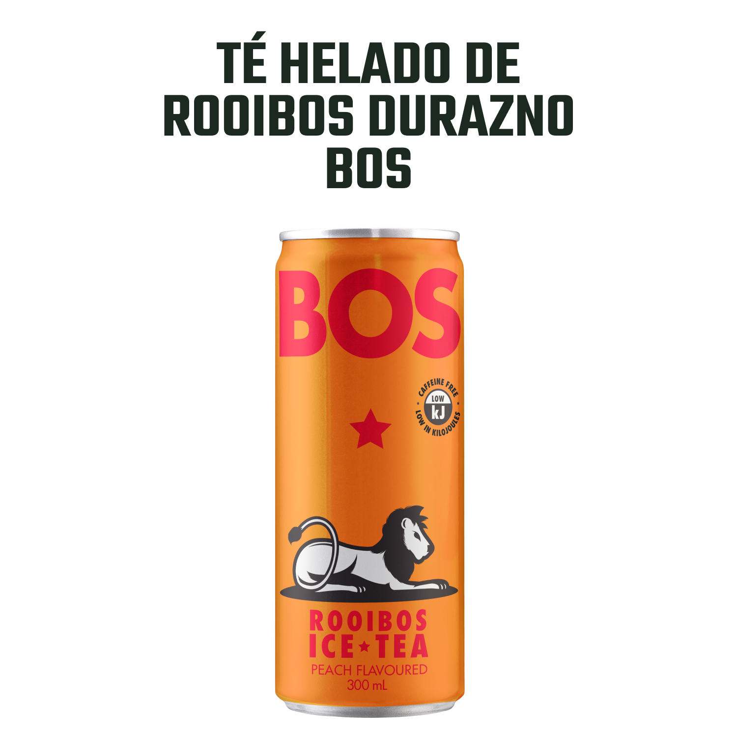 Té Helado de Rooibos Durazno BOS lata 1 x 300 ml-2