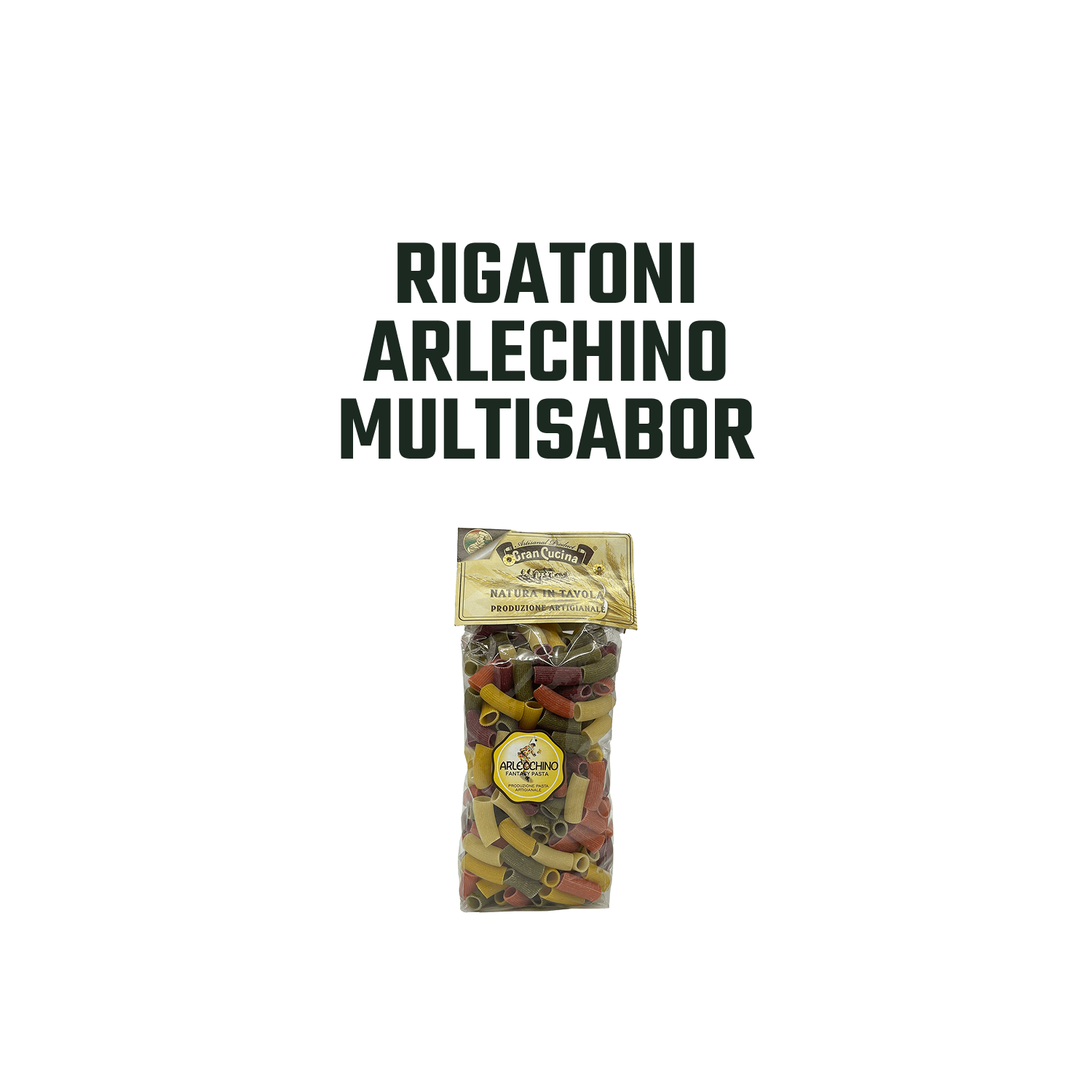 Pasta Arlecchino Multicolor Gran Cucina - 500 gr-2