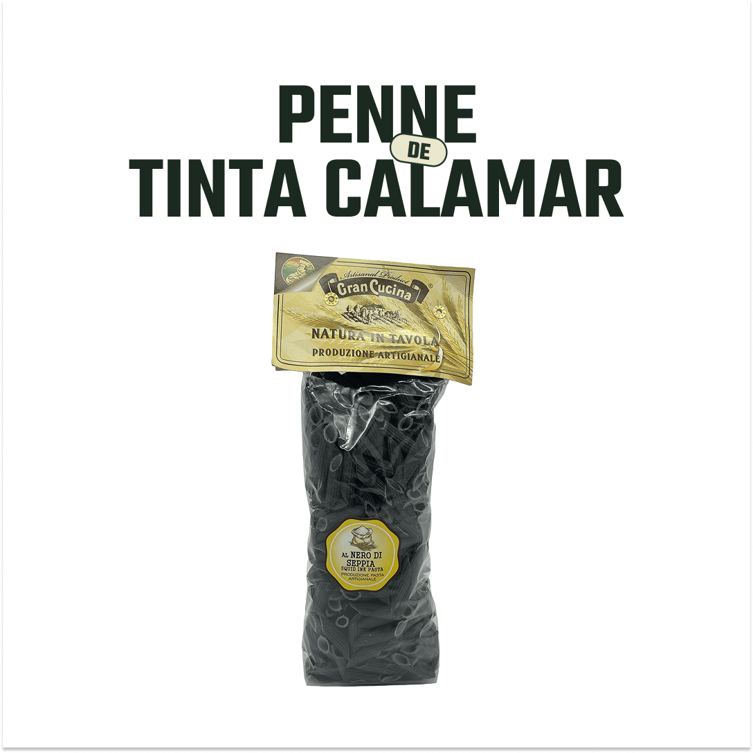 Pasta  Penne con Tinta de Calamar Gran Cucina - 500 gr-2