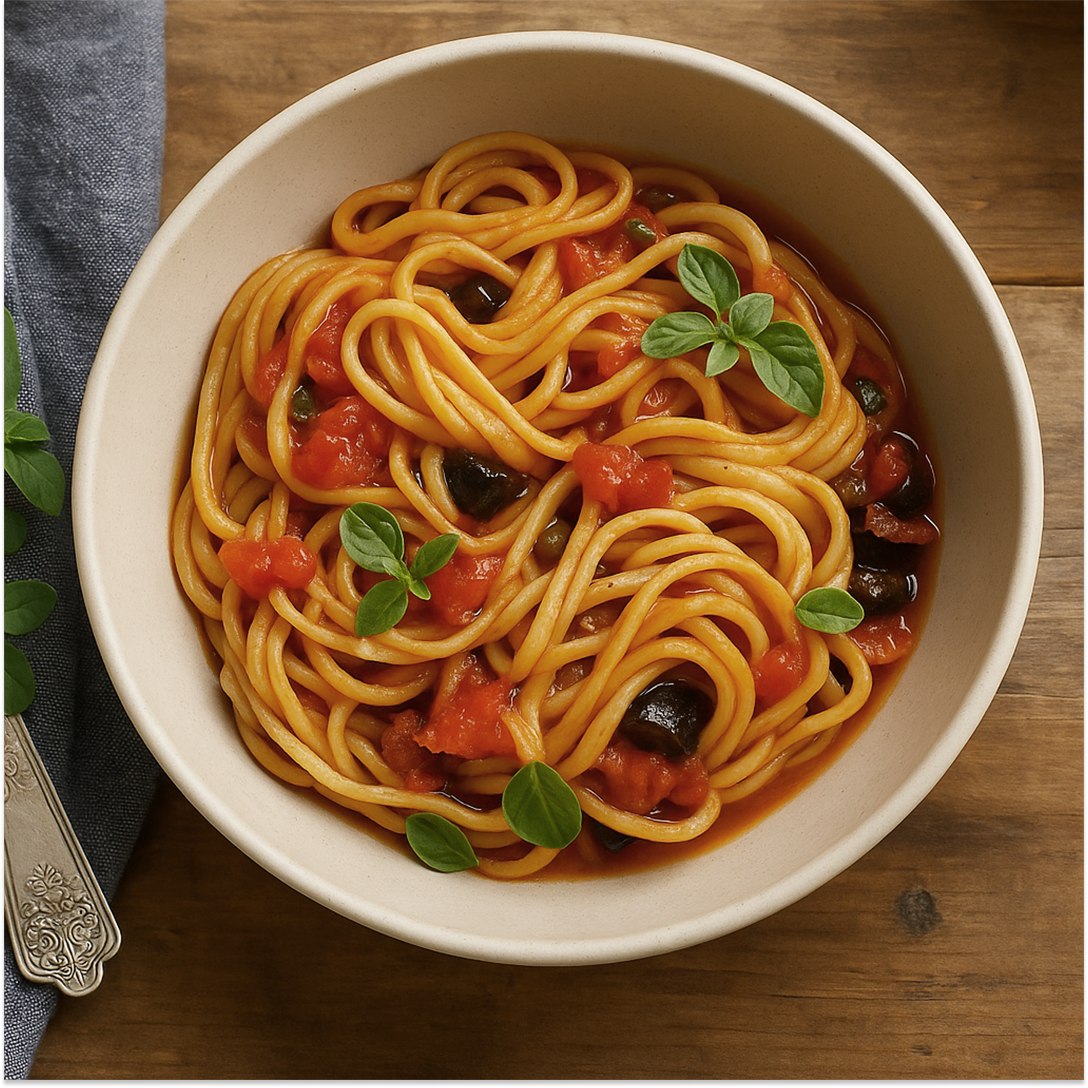 Pasta Linguini Picante Putanesca Tiberino - 200 gr-3