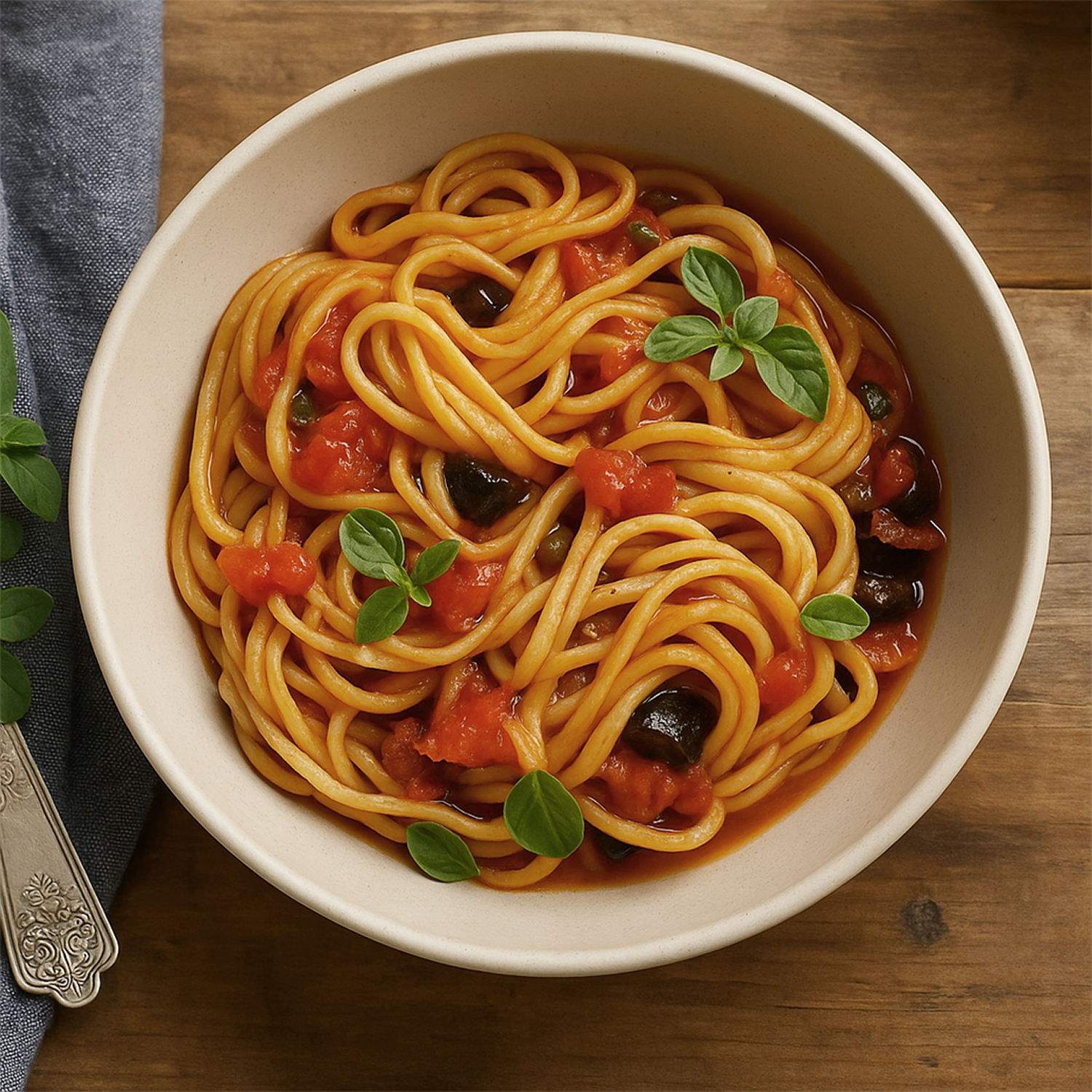 Pasta Linguini Picante Putanesca Tiberino - 200 gr-3