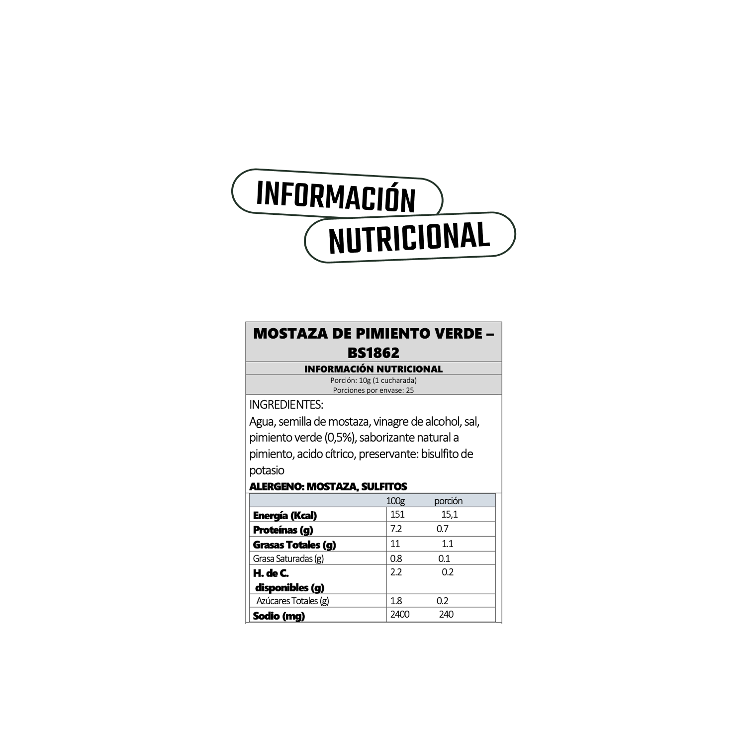 Mostaza de Pimiento Verde Bornibus - 250 gr-4