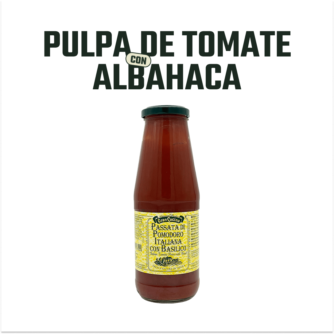 Pulpa de Tomate con Albahaca Gran Cucina - 700 gr-2