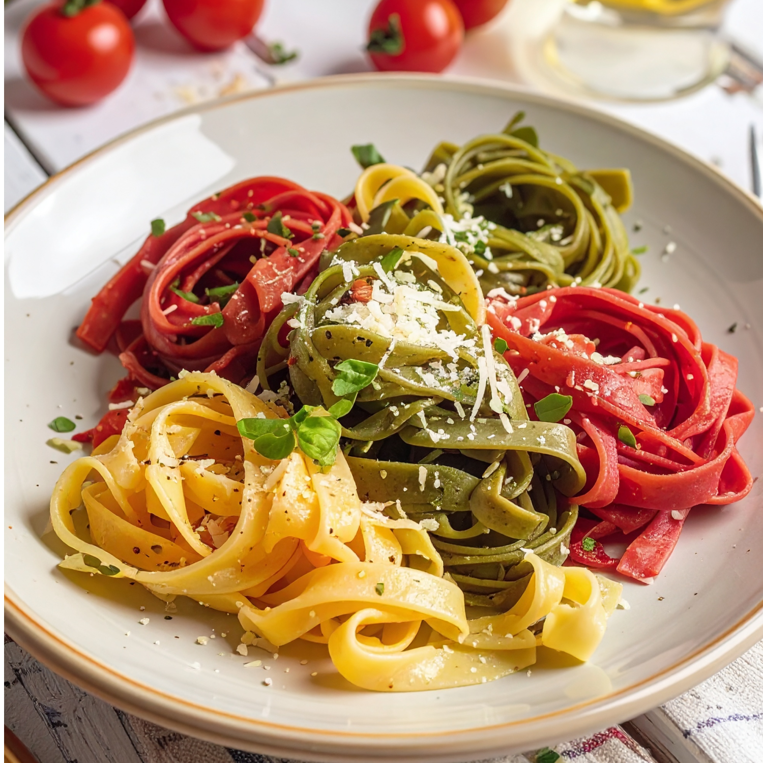Pasta Tagliatelle al Huevo Tricolor Gran Cucina - 250 gr-3