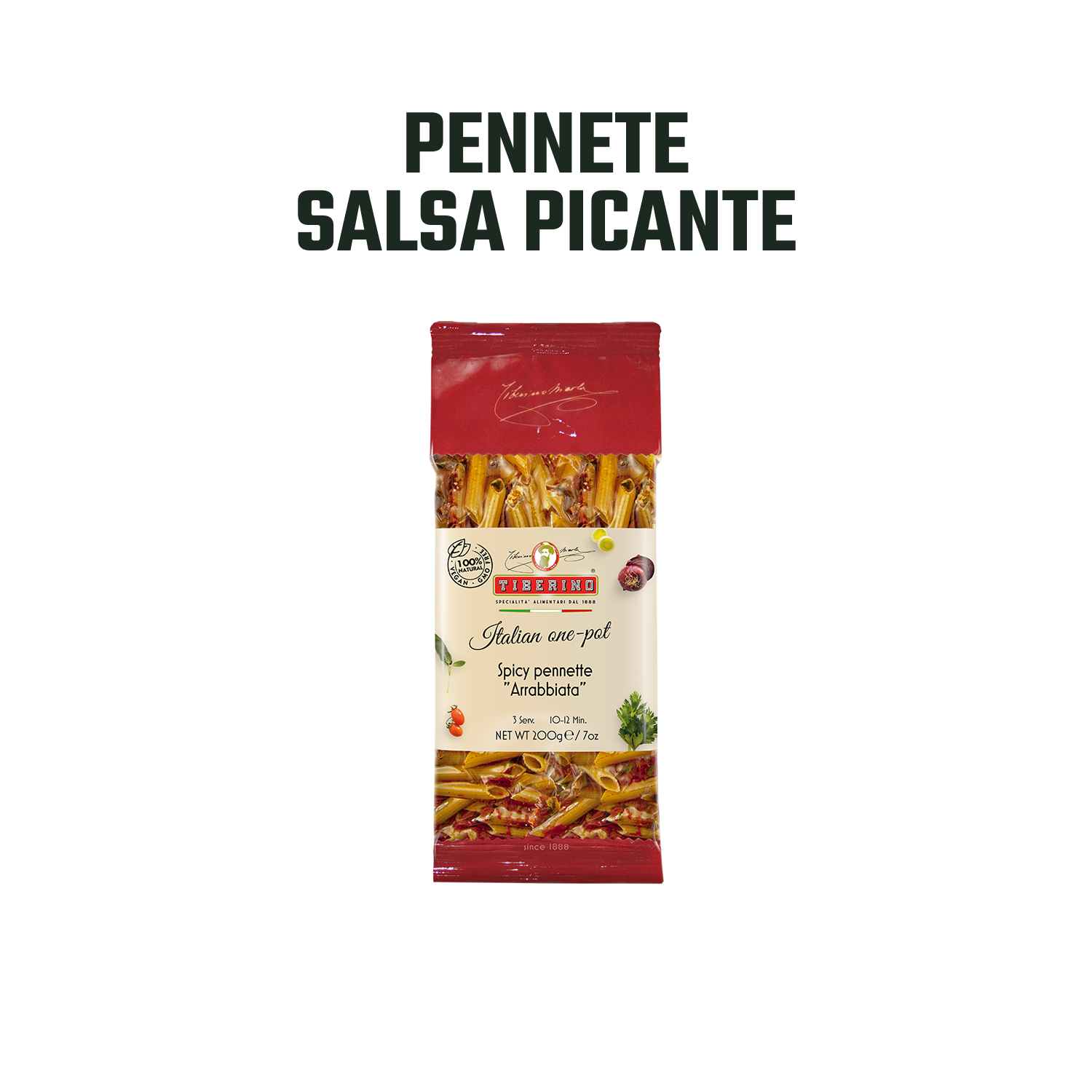 Pasta Pennette Arrabbiata Picante Tiberino - 200 gr-2