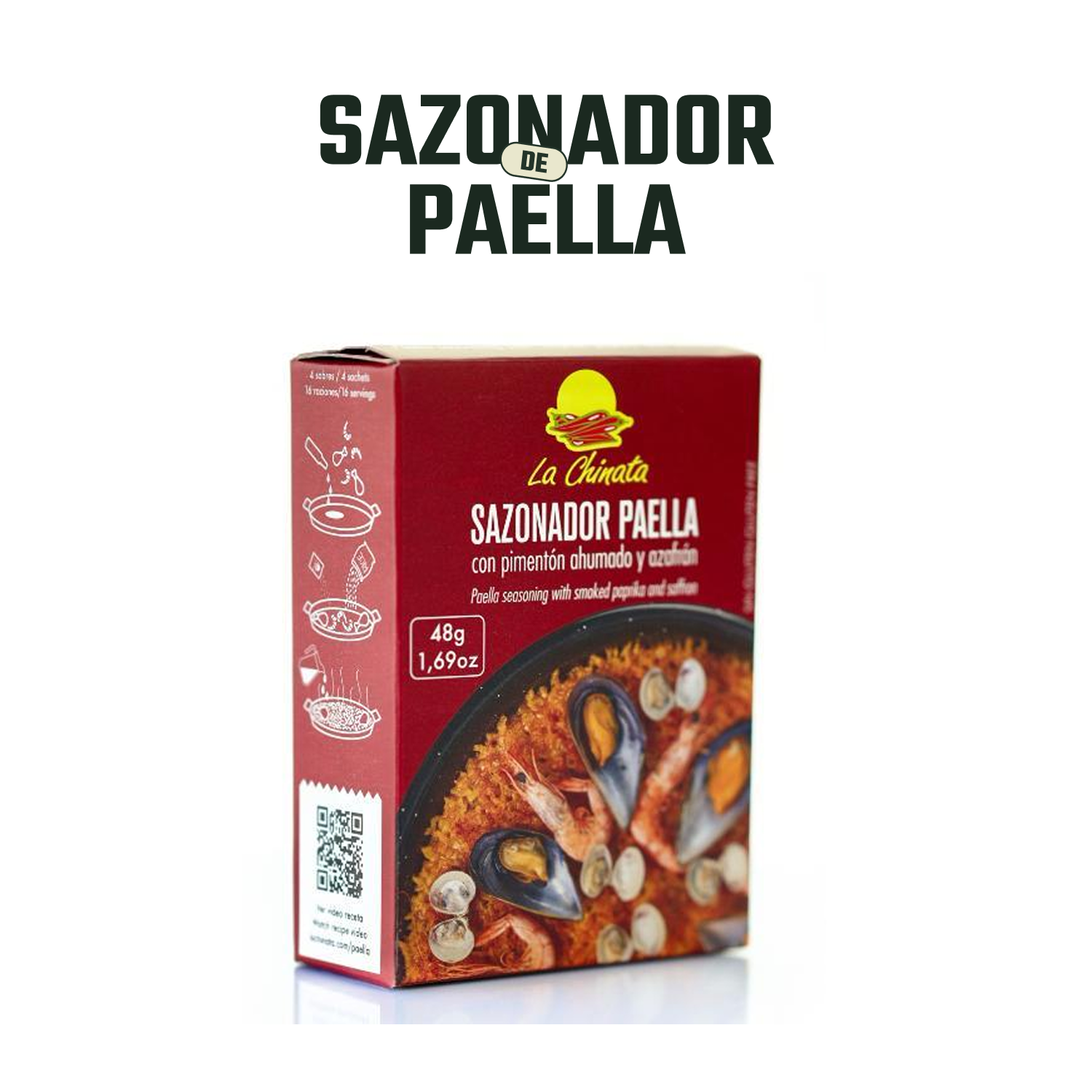 La Chinata Sazonador Paella caja 1 x 48 gr-2