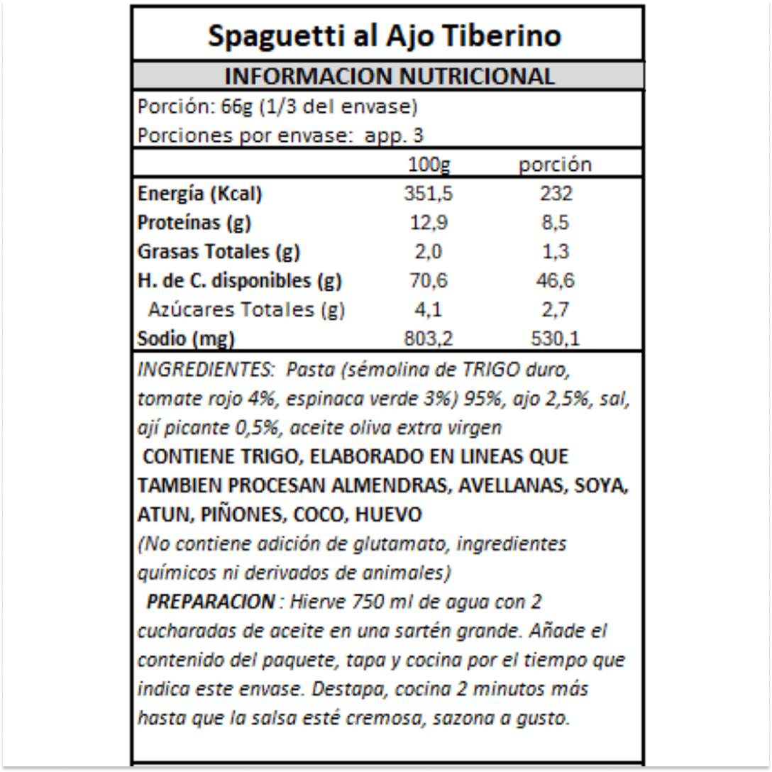  Spaguetti al Ajo Tiberino - 200 gr-4