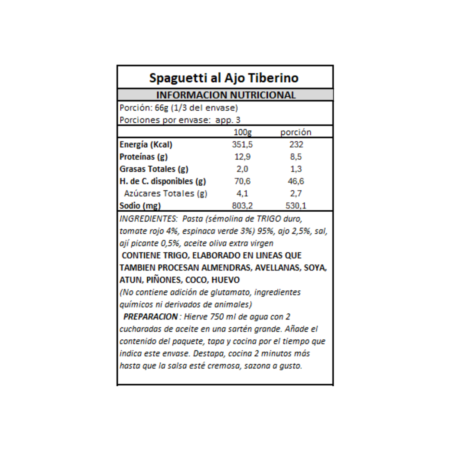  Spaguetti al Ajo Tiberino - 200 gr-4