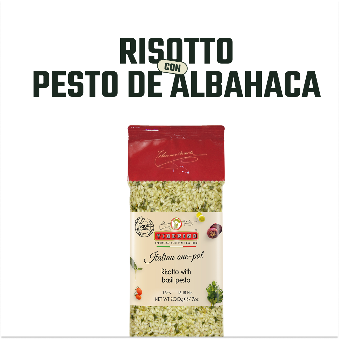 Risotto Pesto de Albahaca Tiberino - 200 gr-2