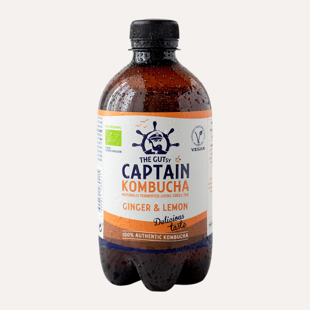 Kombucha Jengibre Limón Gutsy Captain - 400 ml -0