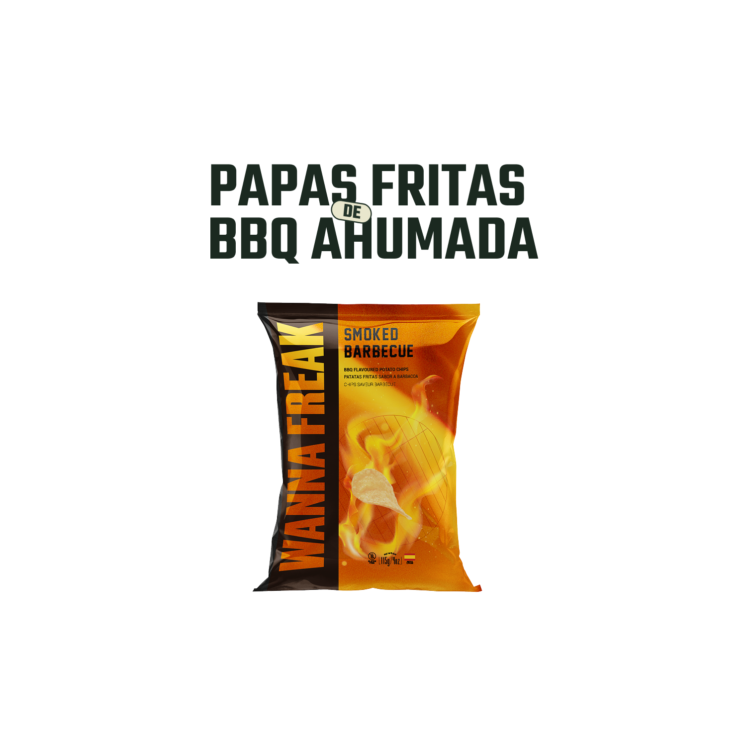 Papas Fritas Barbacoa Ahumada Wanna Freak - 115 gr-2