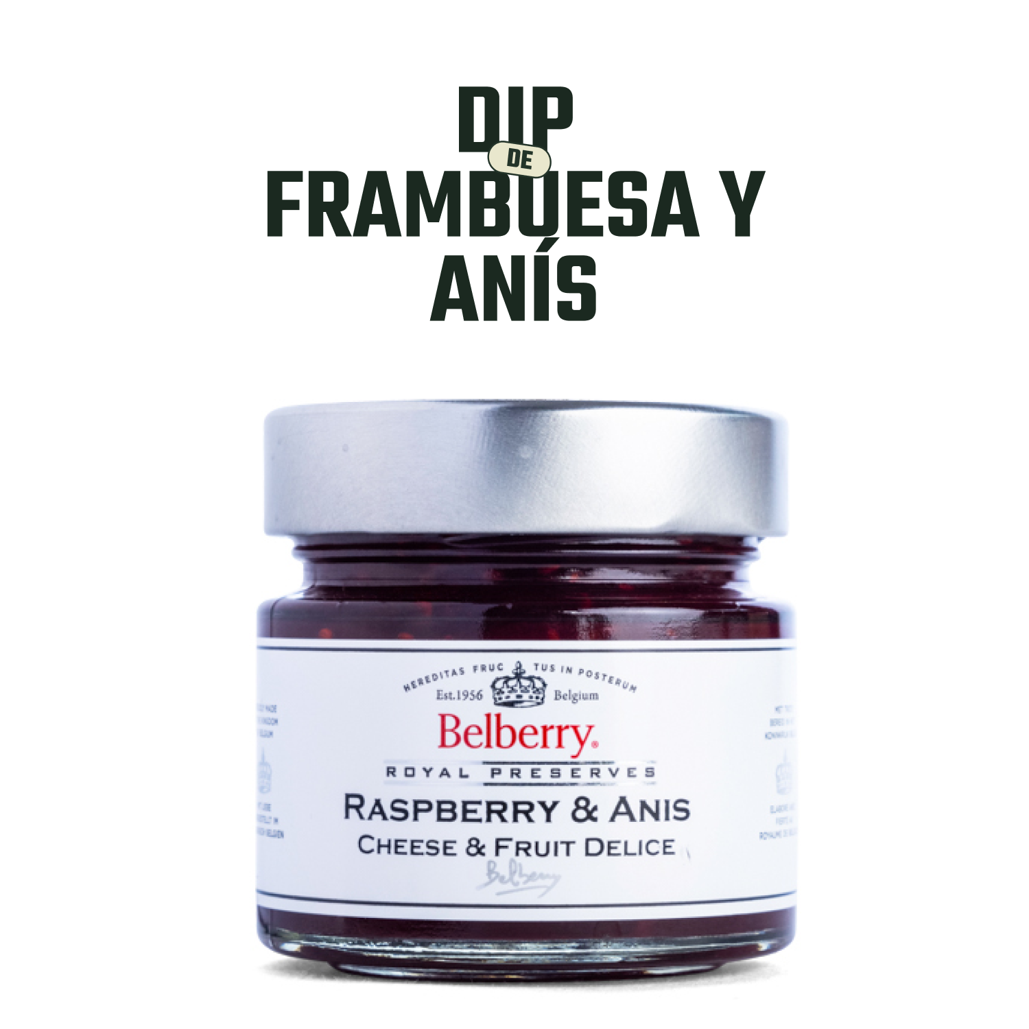 Dip Frambuesa y Anís Estrellado Belberry 1 x 130 gr-2