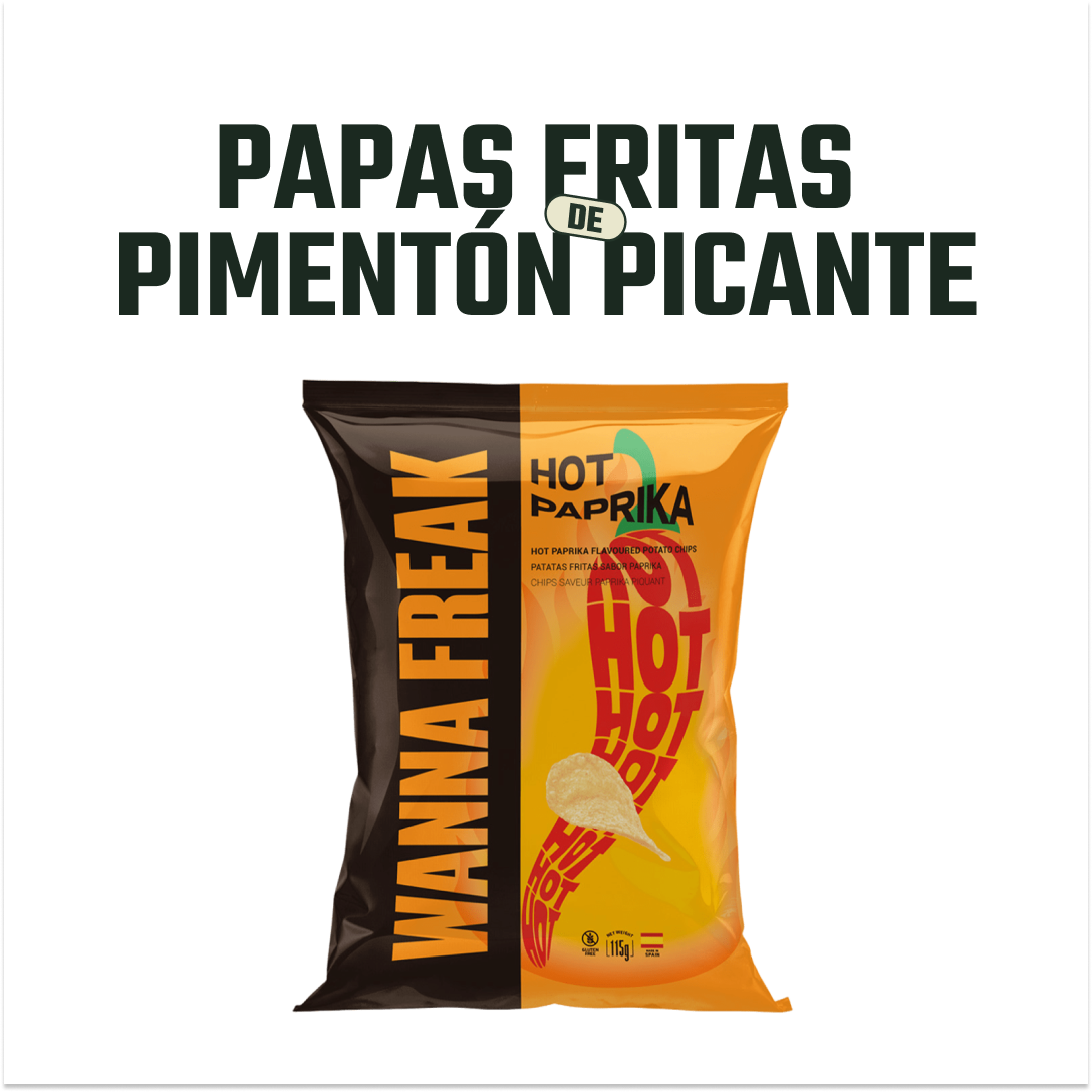 Papas Fritas Pimentón Picante Wanna Freak - 115 gr-2
