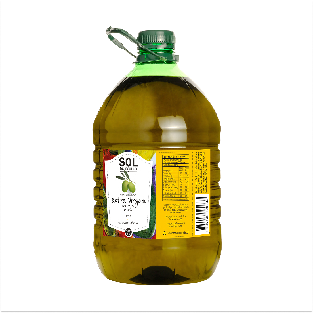 Aceite de Oliva extra virgen Sol de Aculeo Blend 1 x 5000 ml-0