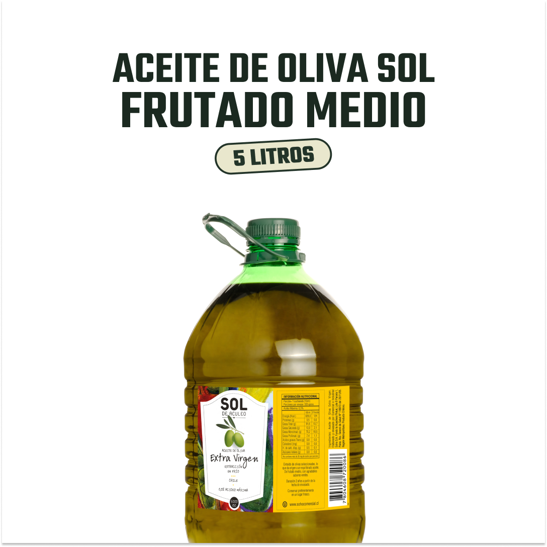 Aceite de Oliva extra virgen Sol de Aculeo Blend 1 x 5000 ml-2