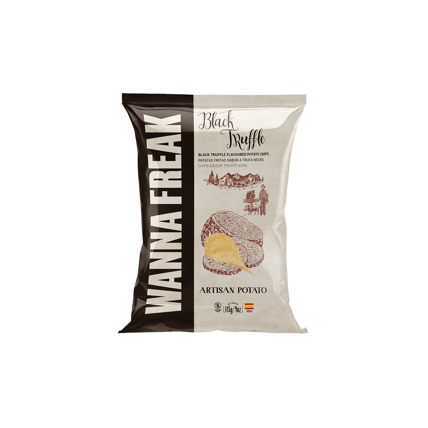 Papas Fritas Sabor Trufa Wanna Freak - 115 gr-0
