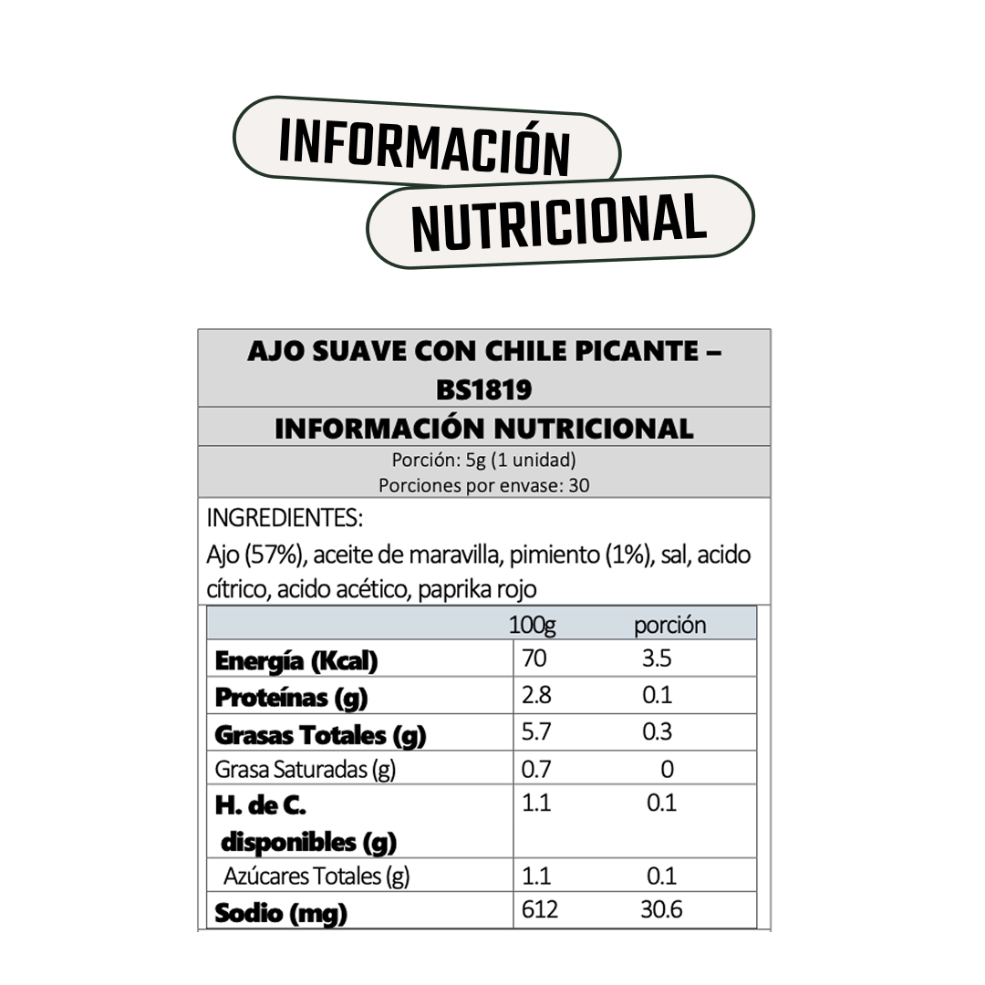 Encurtido de Ajo Pimiento Picante Bornibus - 250 gr-4