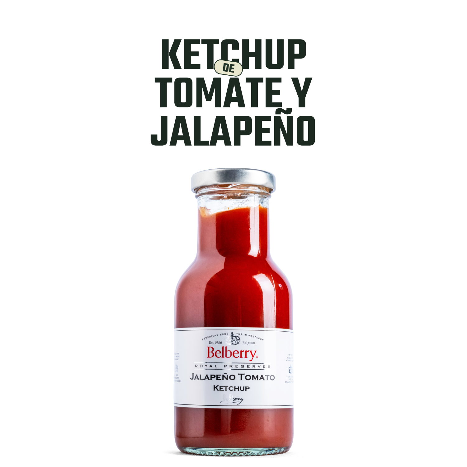 Ketchup de Tomate y Jalapeño Belberry 1 x 250 ml-2