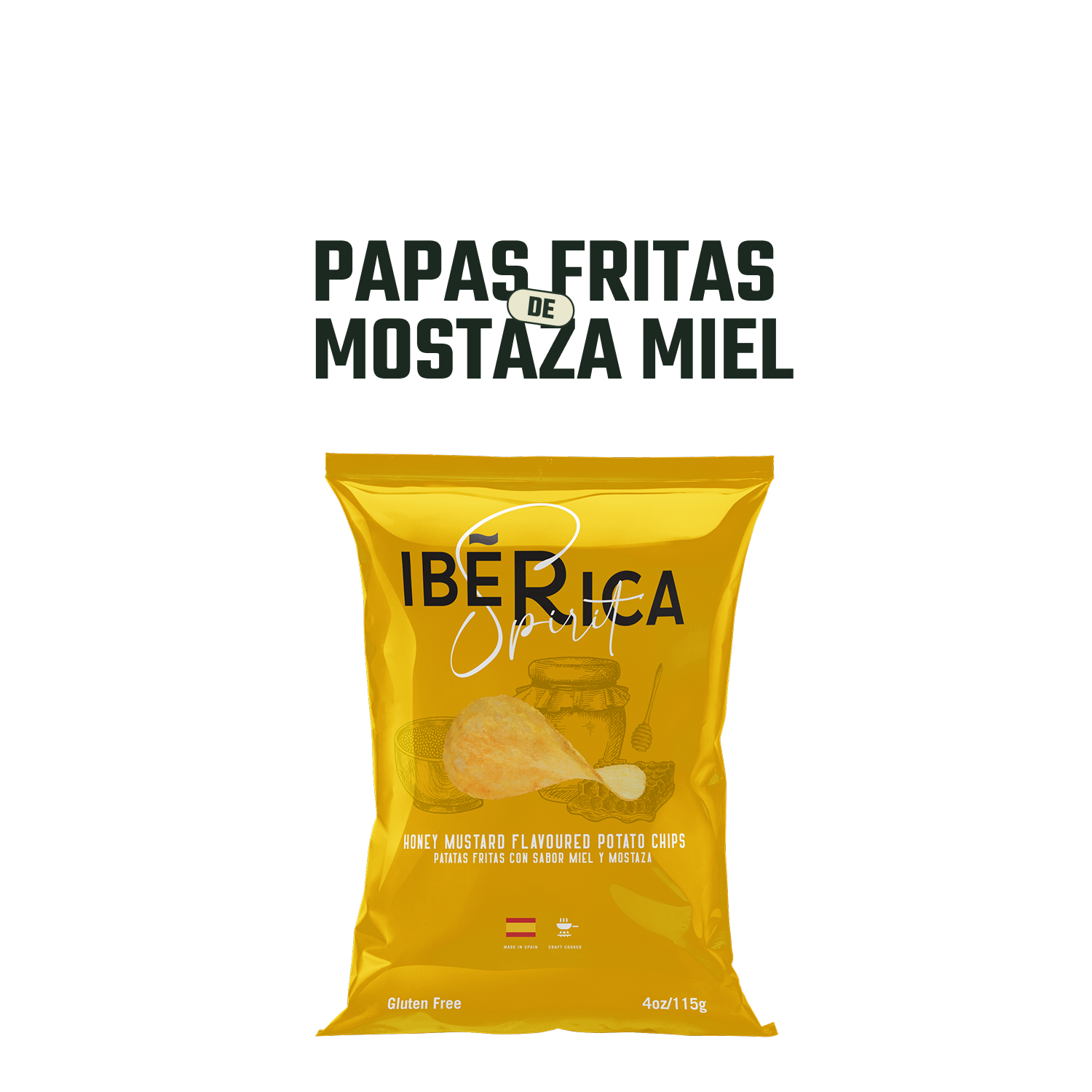Papas Fritas Mostaza Miel Ibérica 1 x 115 gr-2