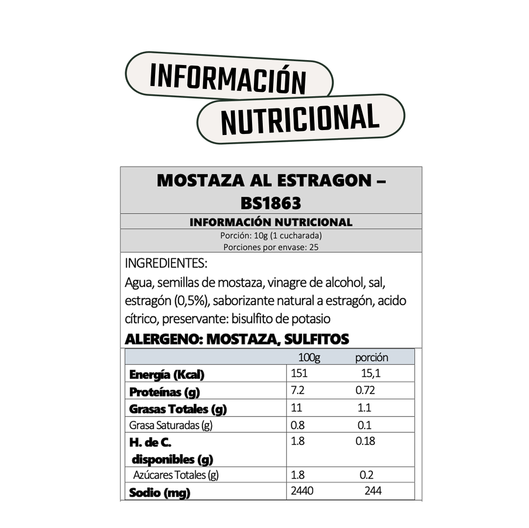  Mostaza de Estragón Bornibus - 250 gr-4