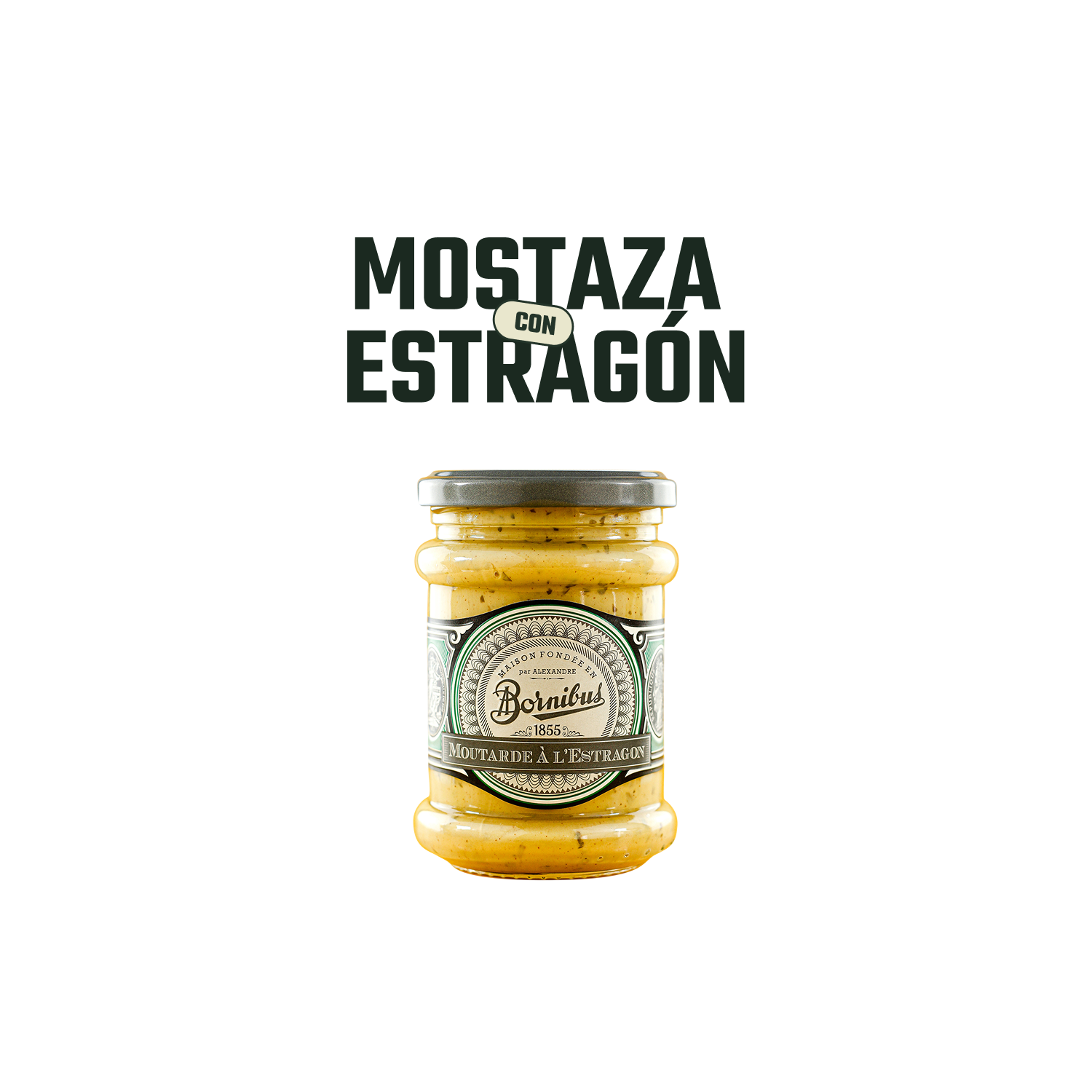 Mostaza de Estragón Bornibus - 250 gr-2