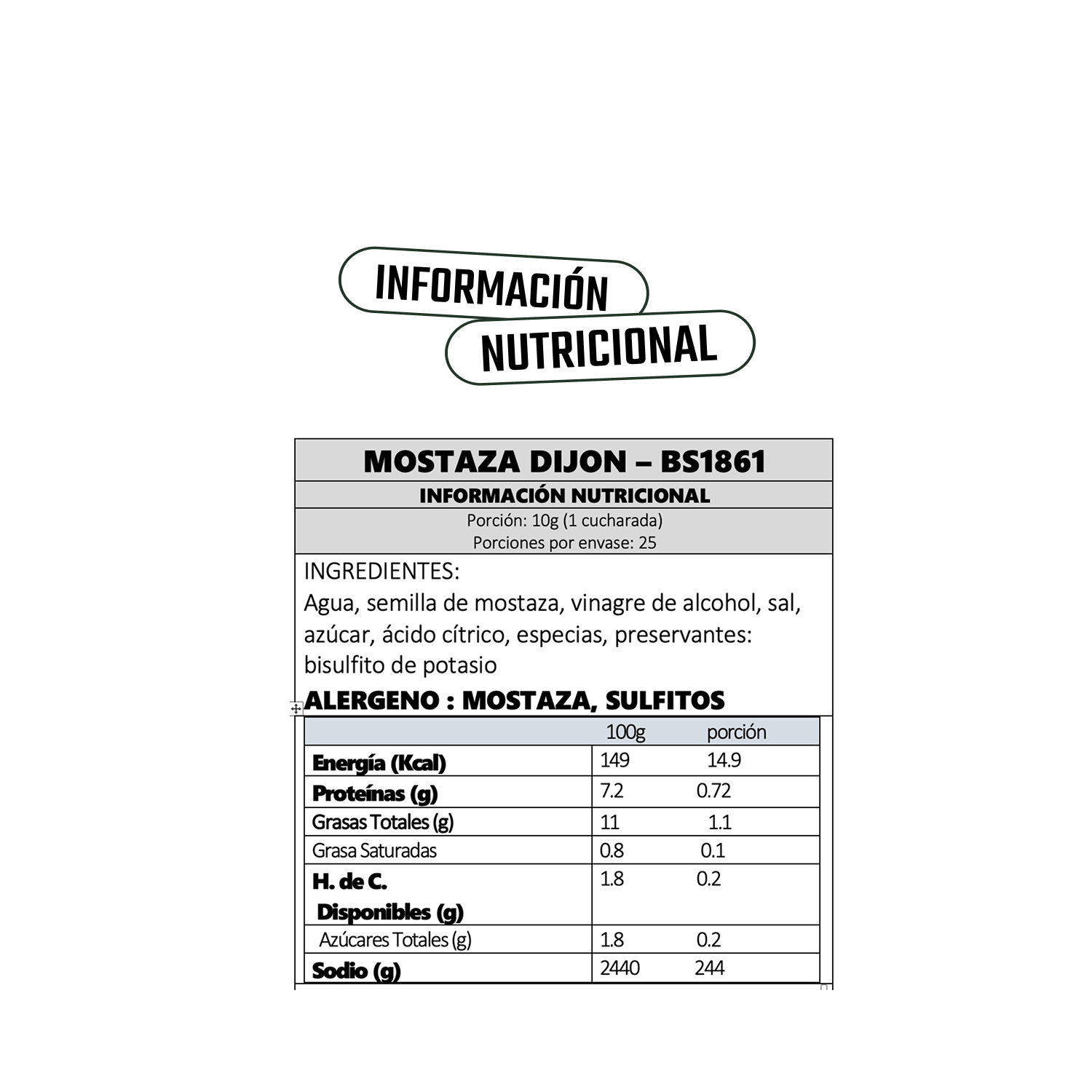 Mostaza Dijon Bornibus - 250 gr -4