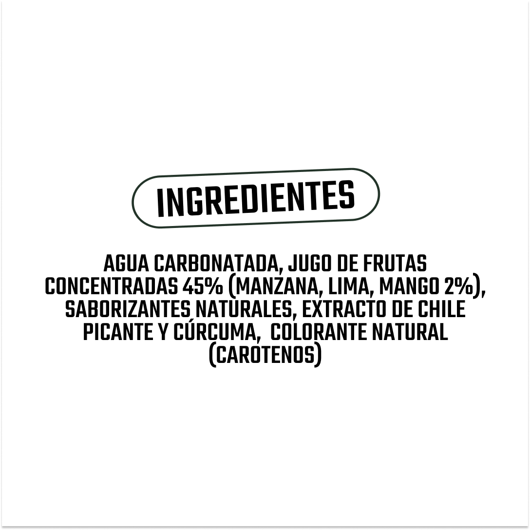 Agua Saborizada  Mango y Jengibre Nix & Kix - 250 ml-5