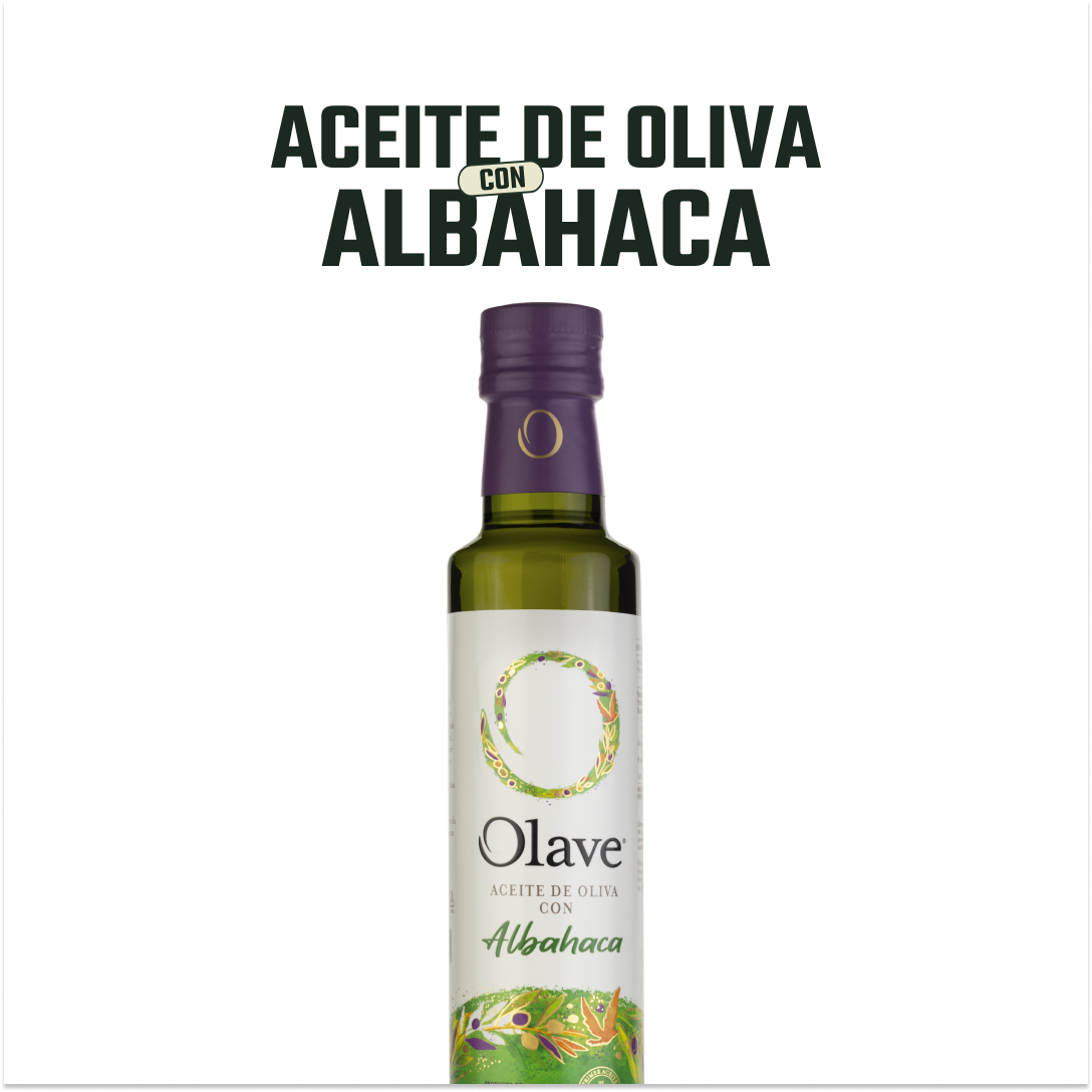 Aceite de Oliva extra virgen Olave Albahaca 1 x 250 ml-2