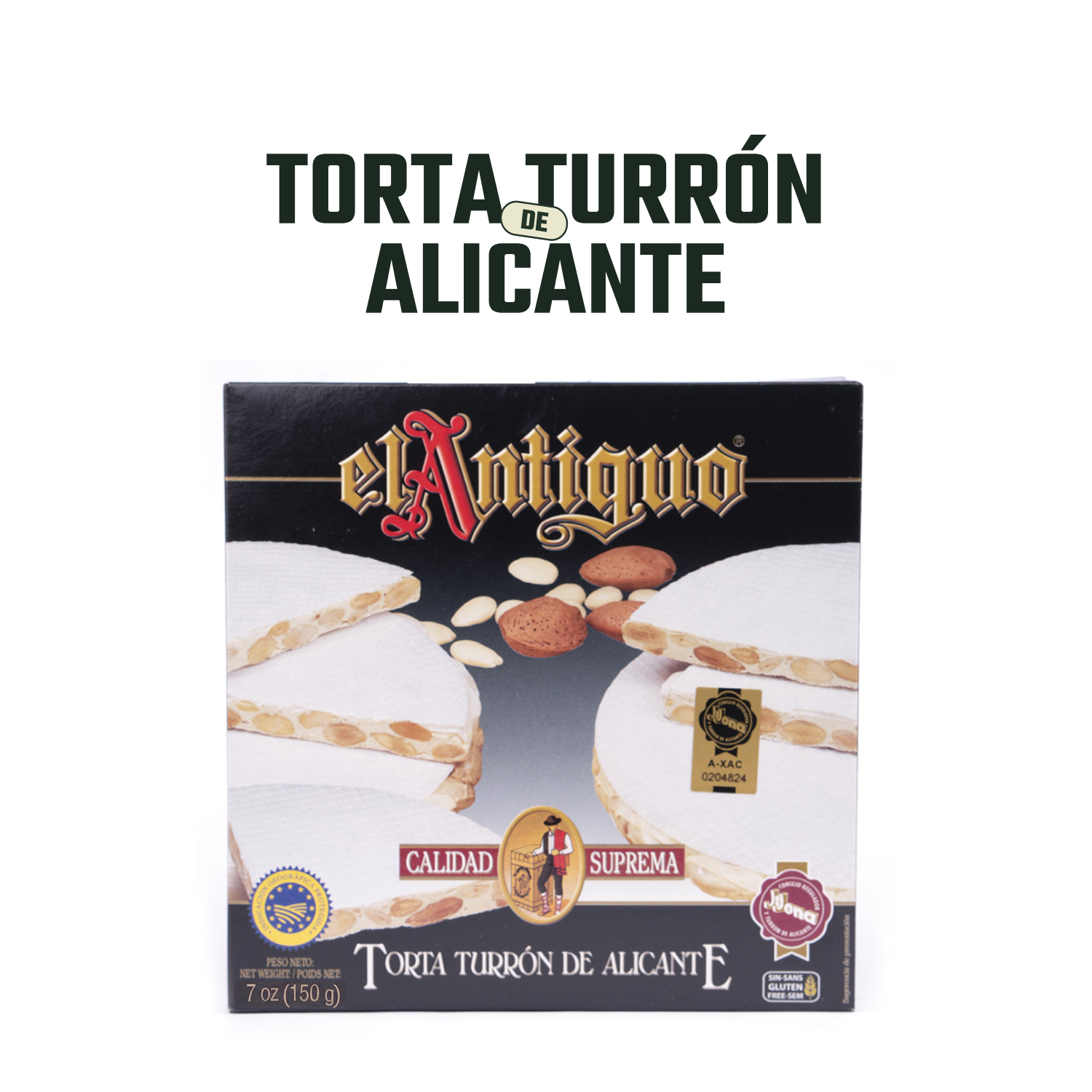 Torta Turrón de Alicante El Antiguo 1 x 150 gr-2