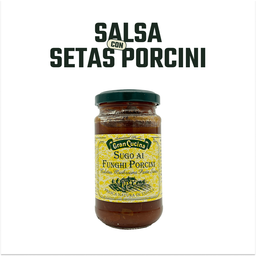 Salsa de Tomate con Setas Porcini Gran Cucina - 180 gr-2