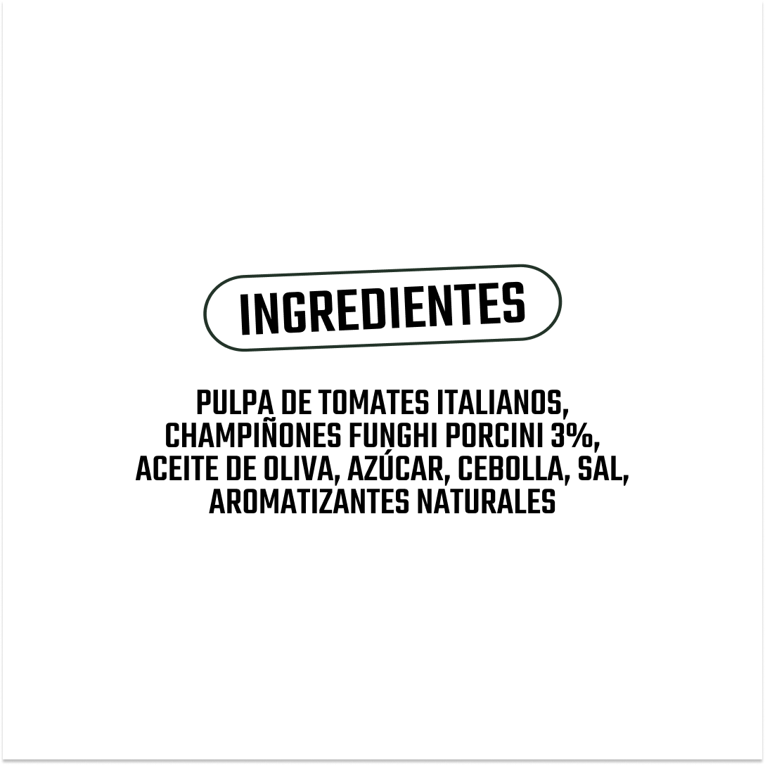 Salsa de Tomate con Setas Porcini Gran Cucina - 180 gr-5