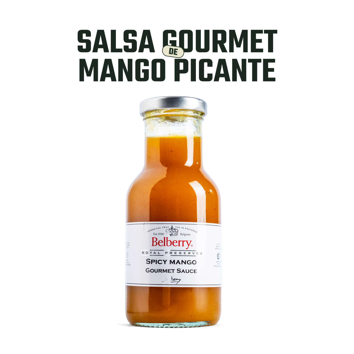 Salsa Gourmet de Mango Picante Belberry 1 x 250 ml-2