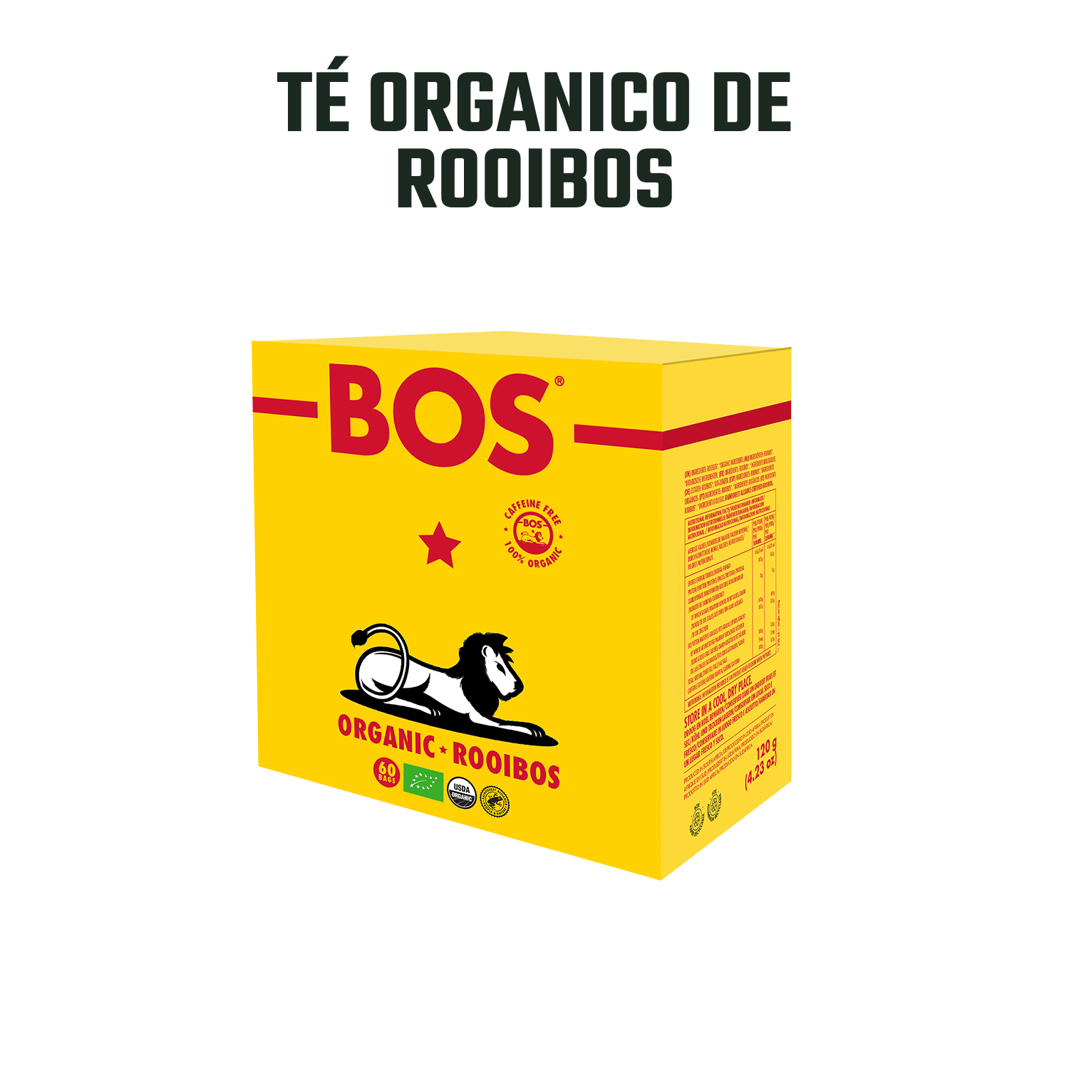 Té Organico de Rooibos BOS (Caja 60 bolsitas) 1 x 120 gr-2