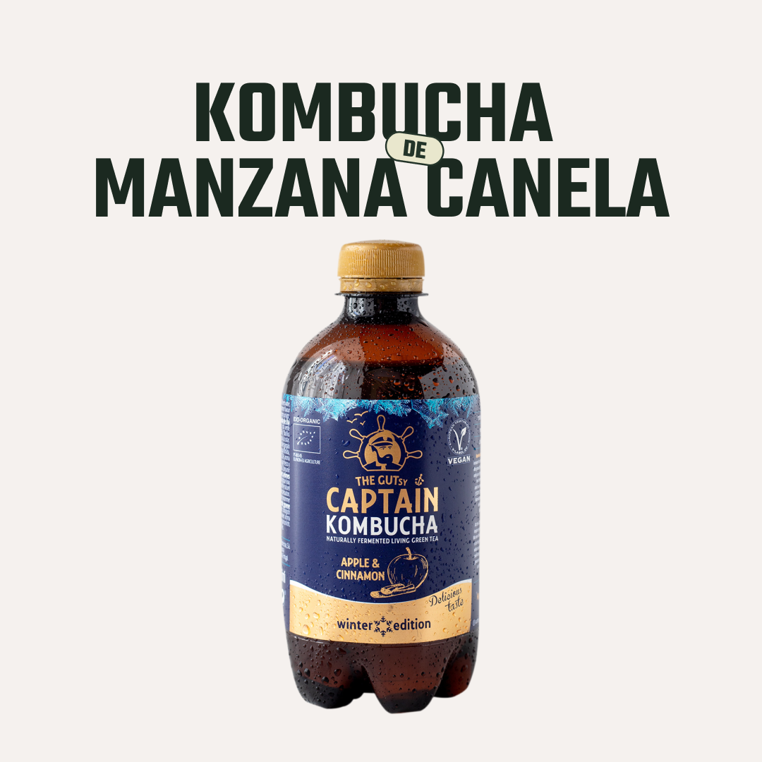 Kombucha Manzana Canela Gutsy Captain - 400 ml -2