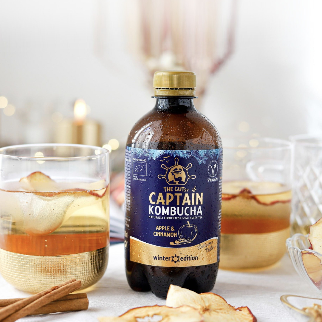 Kombucha Manzana Canela Gutsy Captain - 400 ml -3