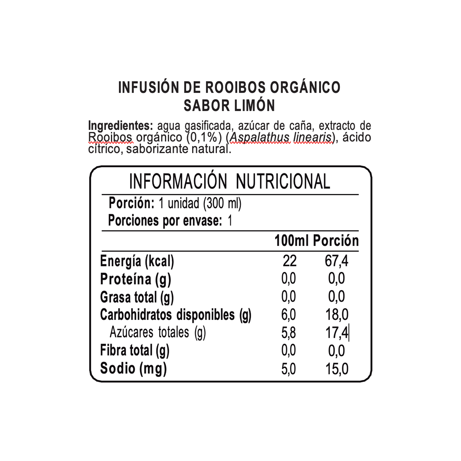 Té Helado de Rooibos Limón Sparkling BOS lata 1 x 300 ml-4