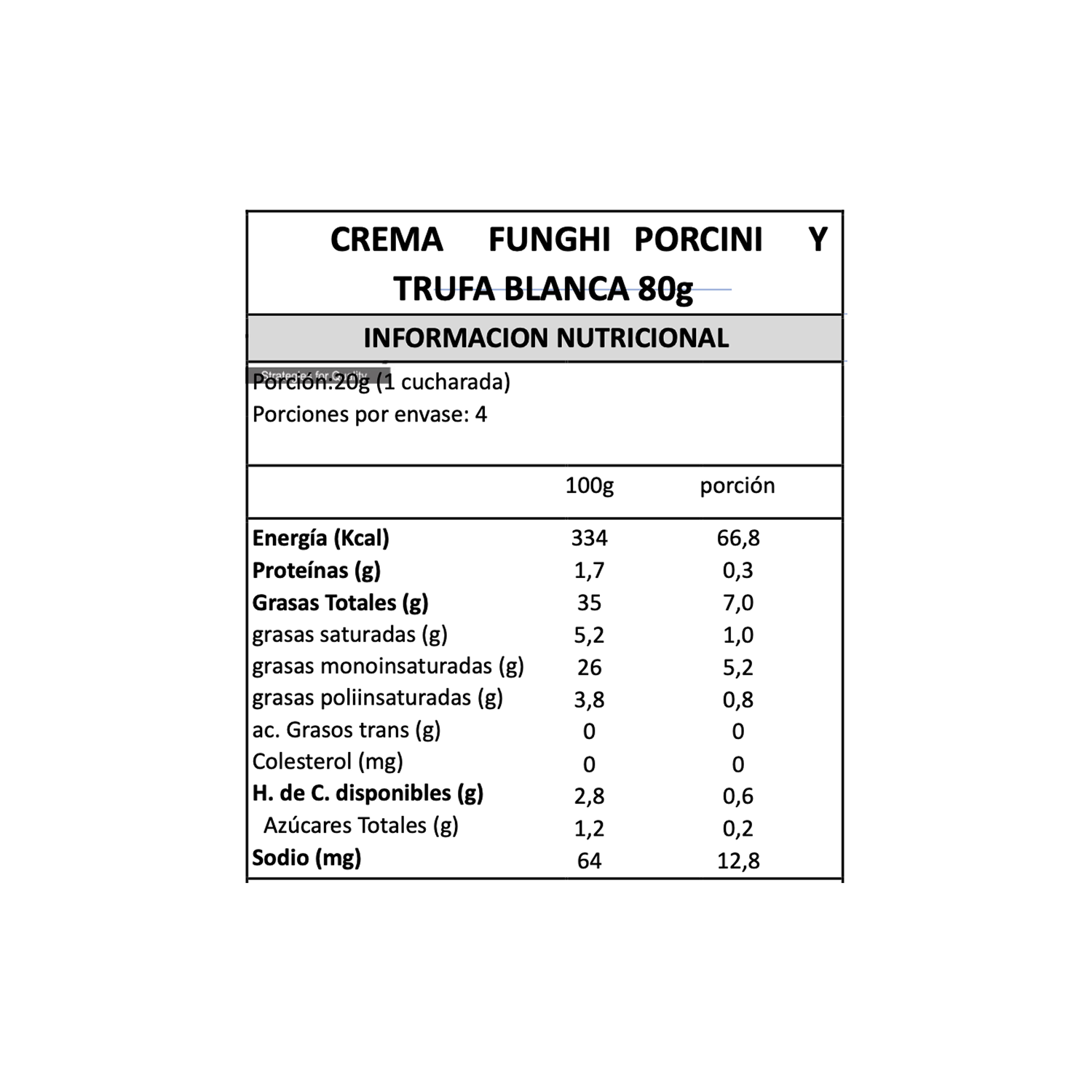 Crema Setas Porcini y Trufa Blanca Gran Cucina - 80 gr-4
