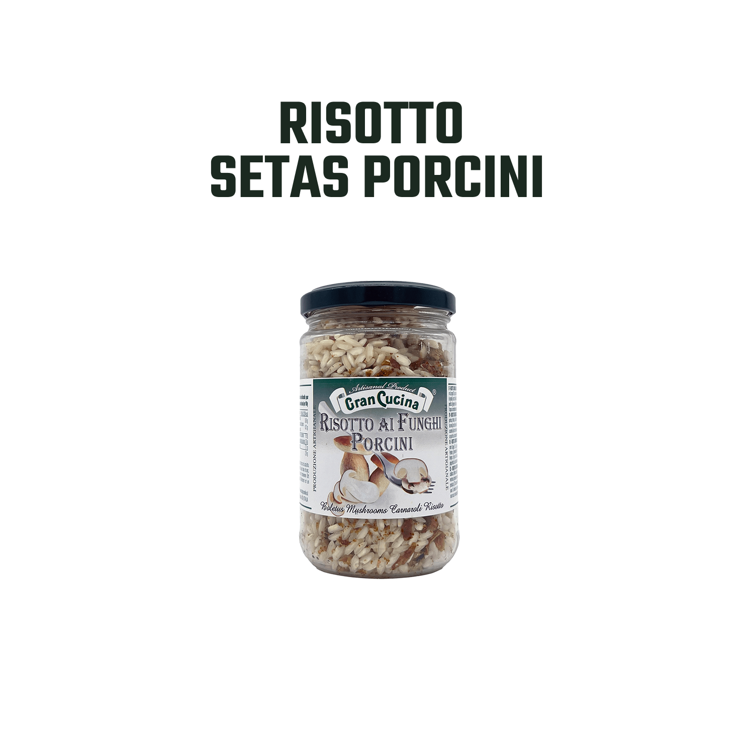 Risotto Gourmet de Setas Porcini Gran Cucina - 210 gr -2