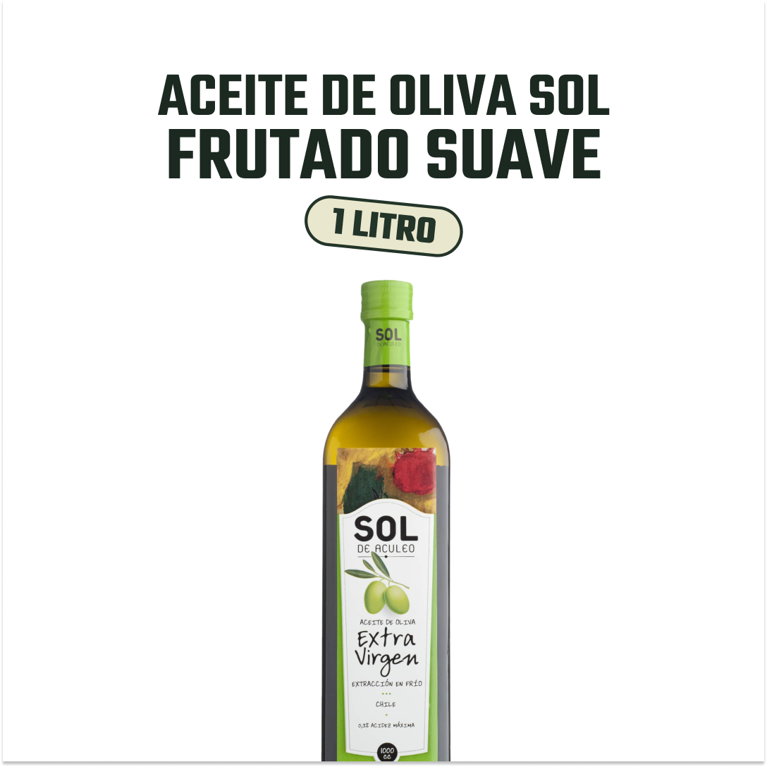 Aceite de Oliva EV Sol de Aculeo Frutado Suave 1 x 1000 ml-2