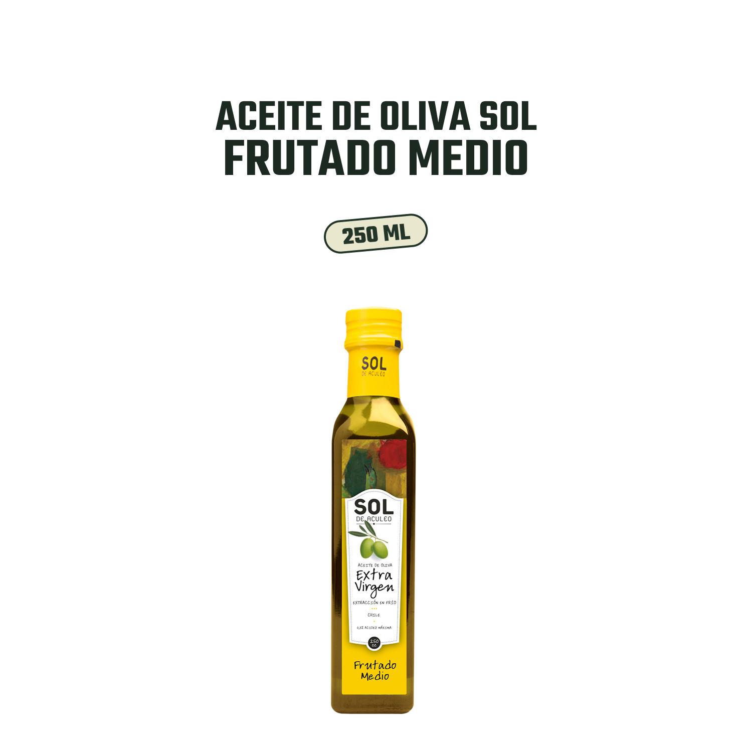 Aceite de Oliva extra virgen Sol de Aculeo Blend 1 x 250 ml-2