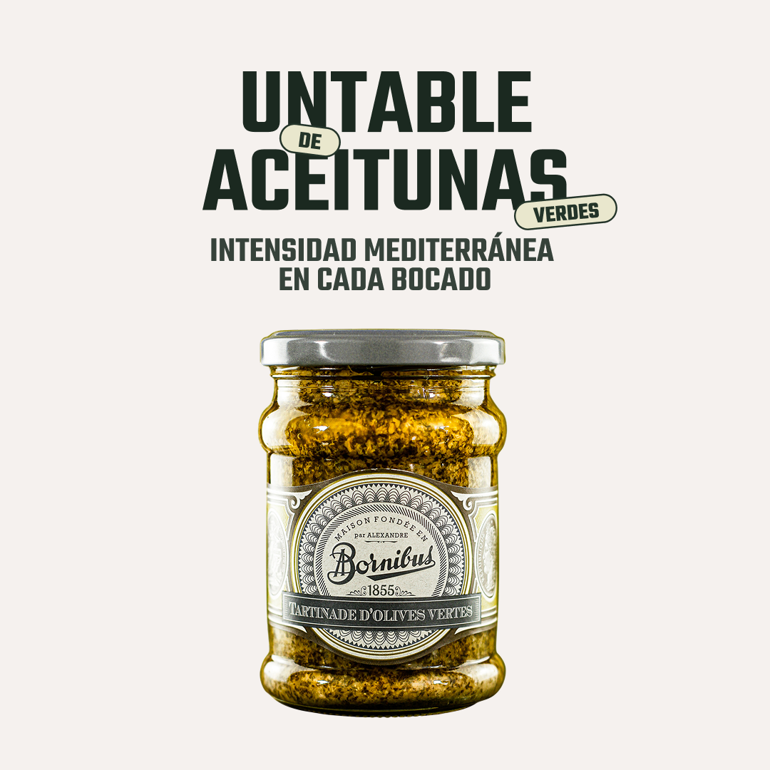 Pasta de Aceitunas Verdes Bornibus - 250 gr-2