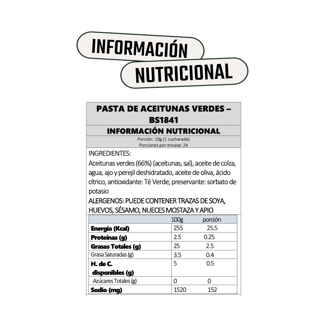 Pasta de Aceitunas Verdes Bornibus - 250 gr-4