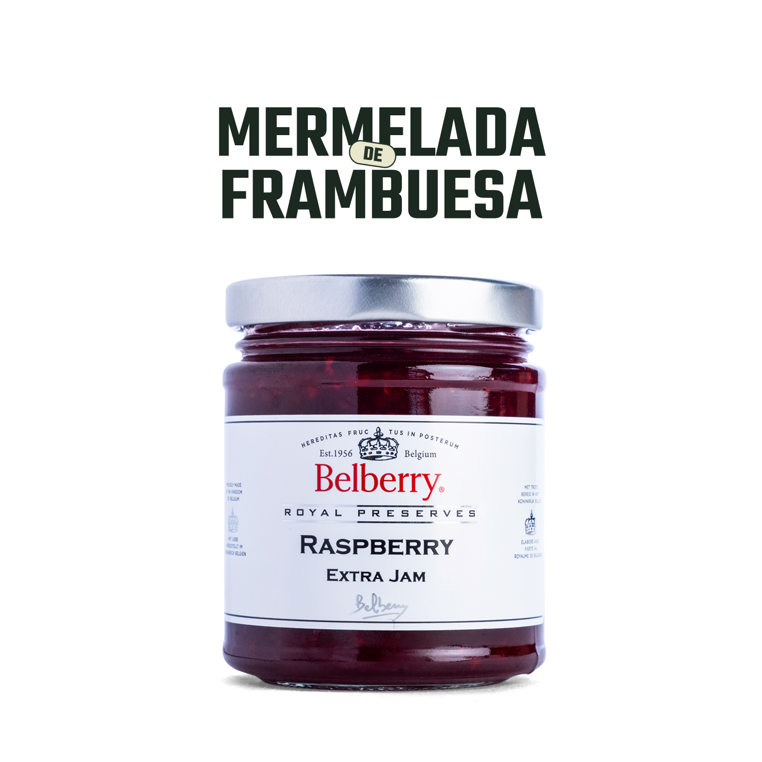 Mermelada de Frambuesa Belberry 1 x 215 gr-2