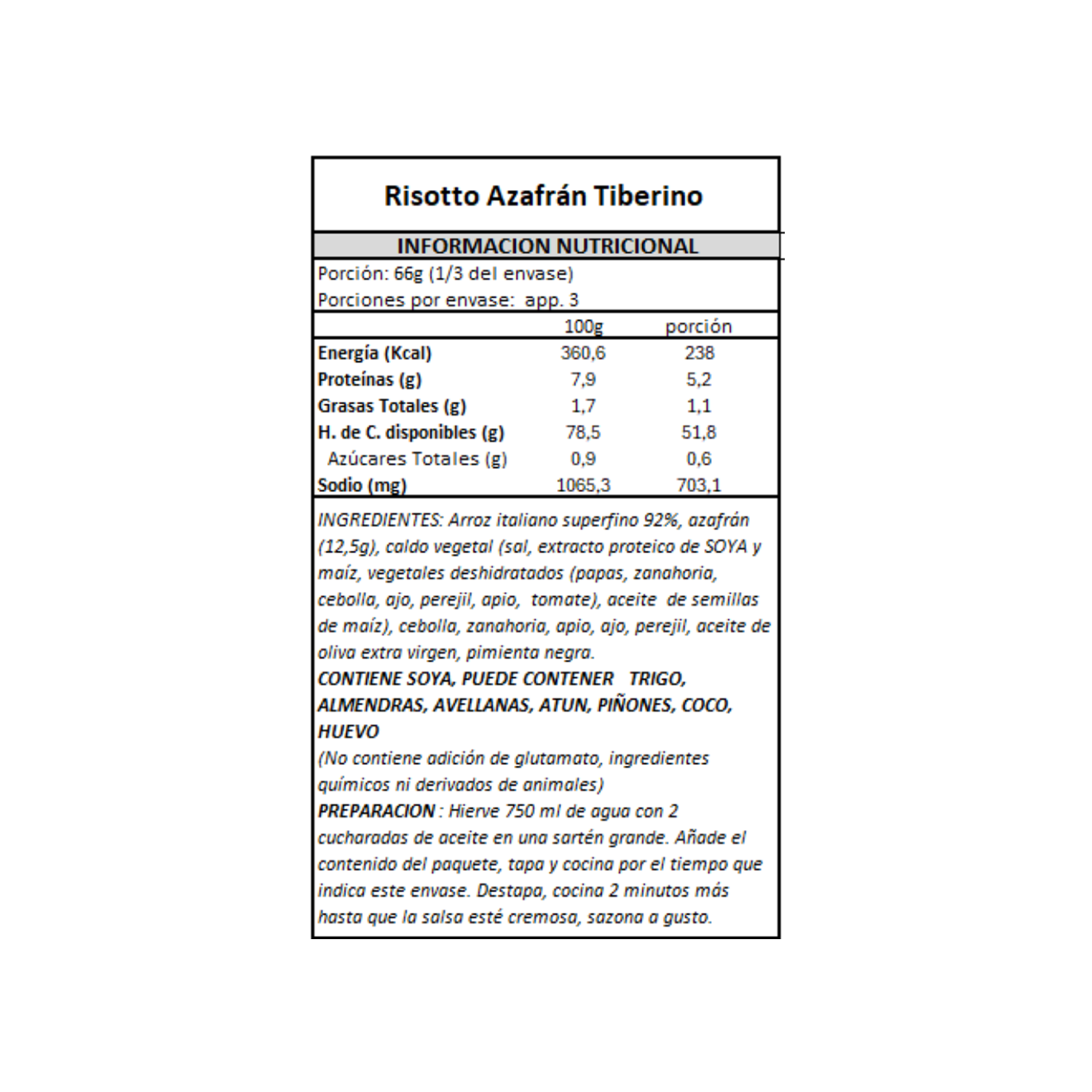 Risotto con Azafrán Tiberino - 200 gr-4