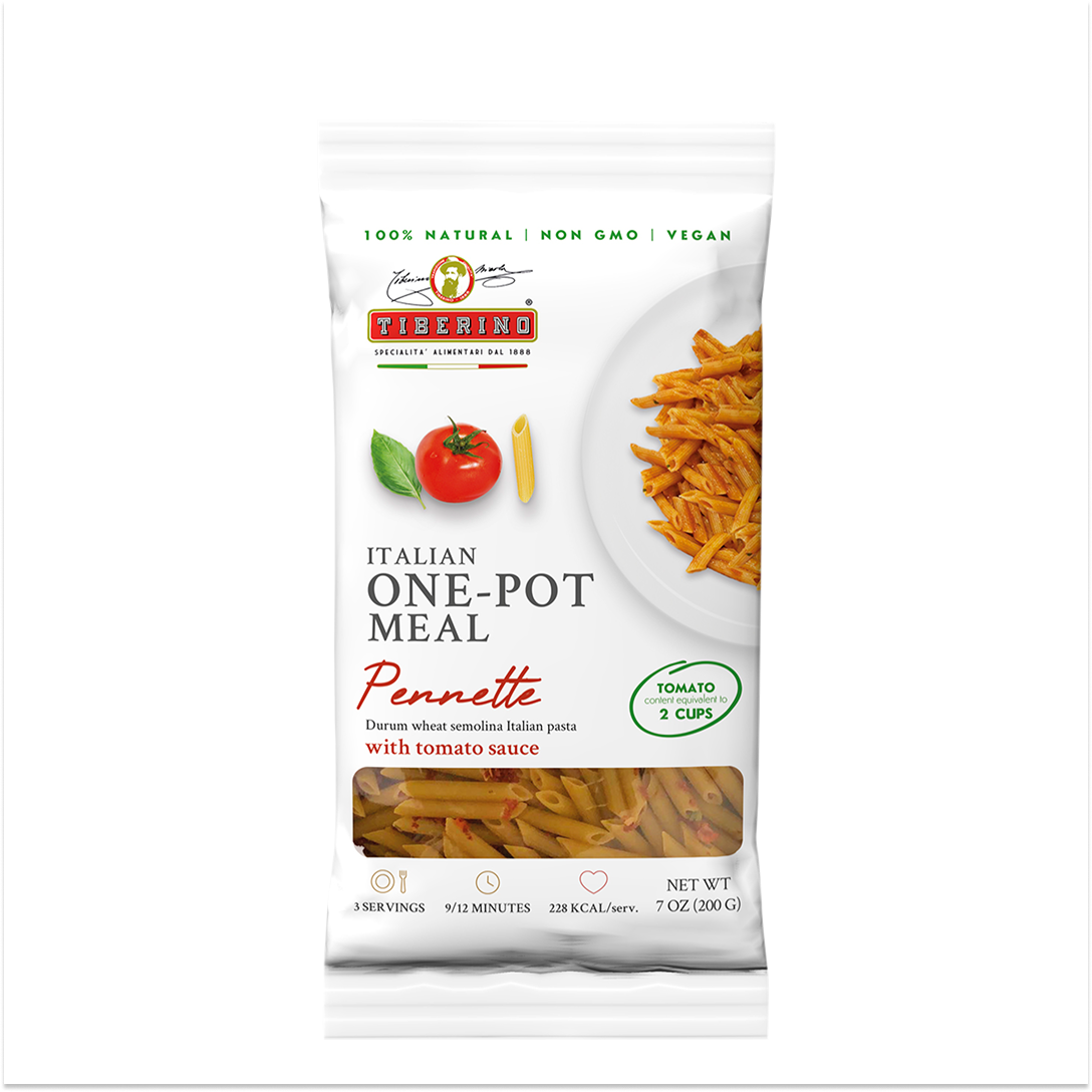 Pasta Pennette con Salsa de Tomate Tiberino - 200 gr-0
