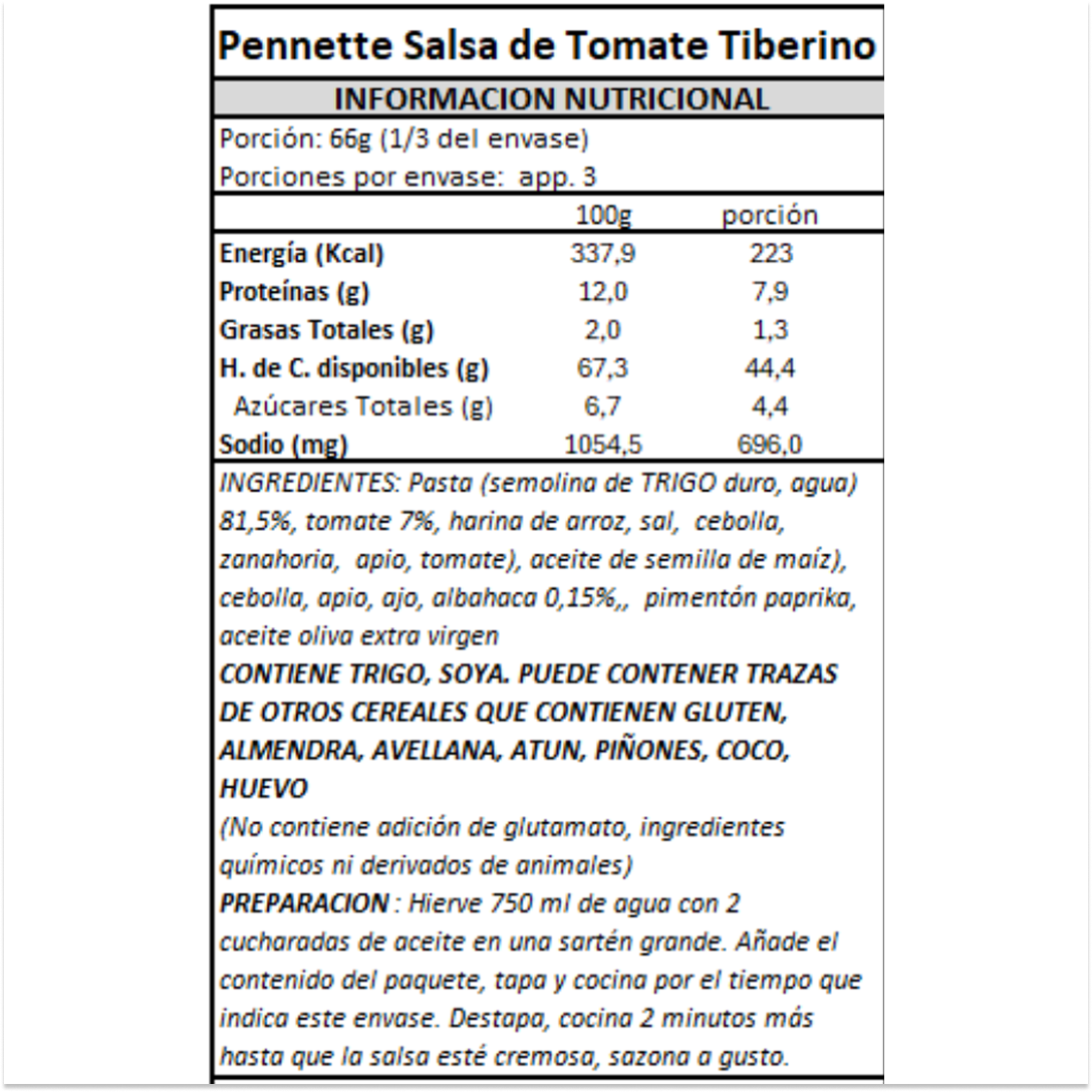 Pasta Pennette con Salsa de Tomate Tiberino - 200 gr-4