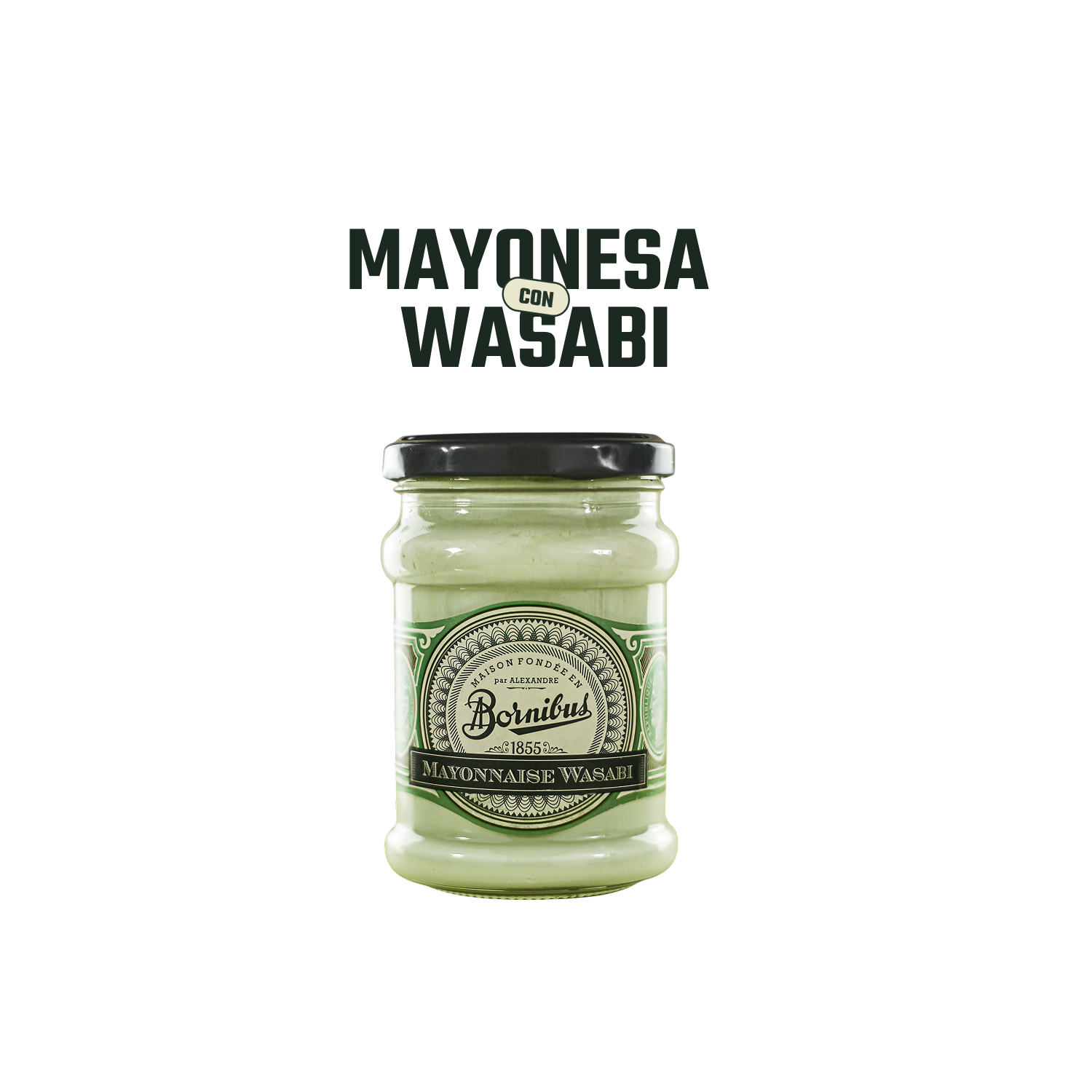 Mayonesa de Wasabi Bornibus - 220 gr-2
